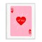 Stupell Industries Queen Of My Heart Card Framed Giclee, design by Amanda Greenwood